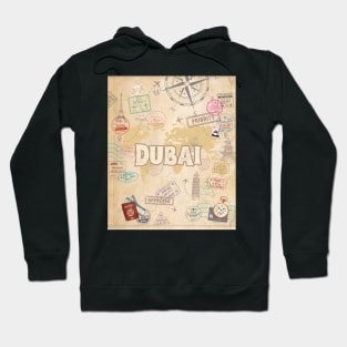 Walking around the world and discovering Dubai Hoodie